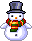 Schneemann Smilies (9) Smiley – Schneemann
